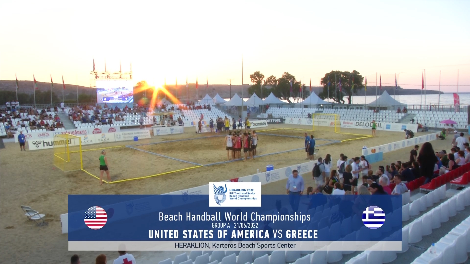 Παγκόσμιο Πρωτάθλημα Beach Handball | ΗΠΑ-Ελλάδα – Α’ Φάση Ομίλων – Άνδρες