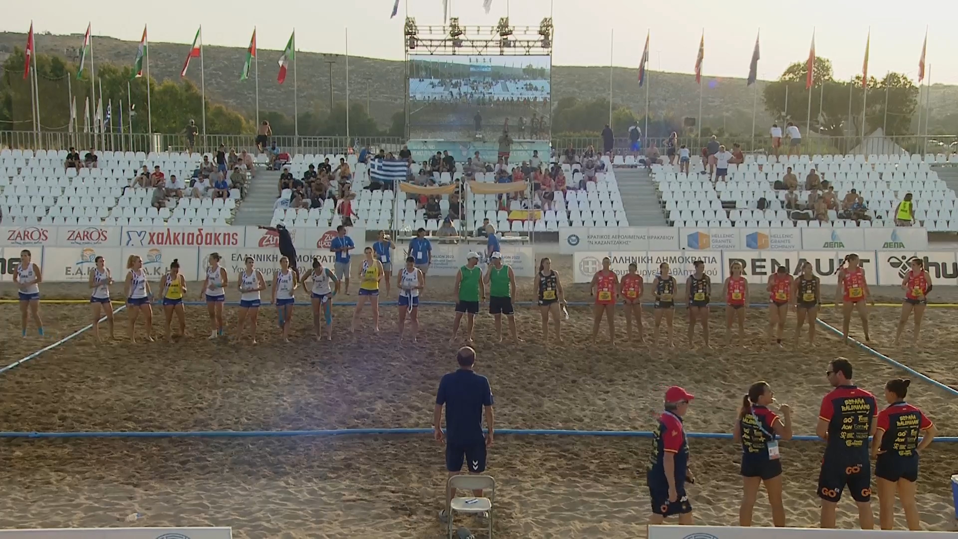 Παγκόσμιο  Πρωτάθλημα  Beach Handball | Ελλάδα – Ισπανία – Β’ Φάση  Ομίλων – Γυναίκες