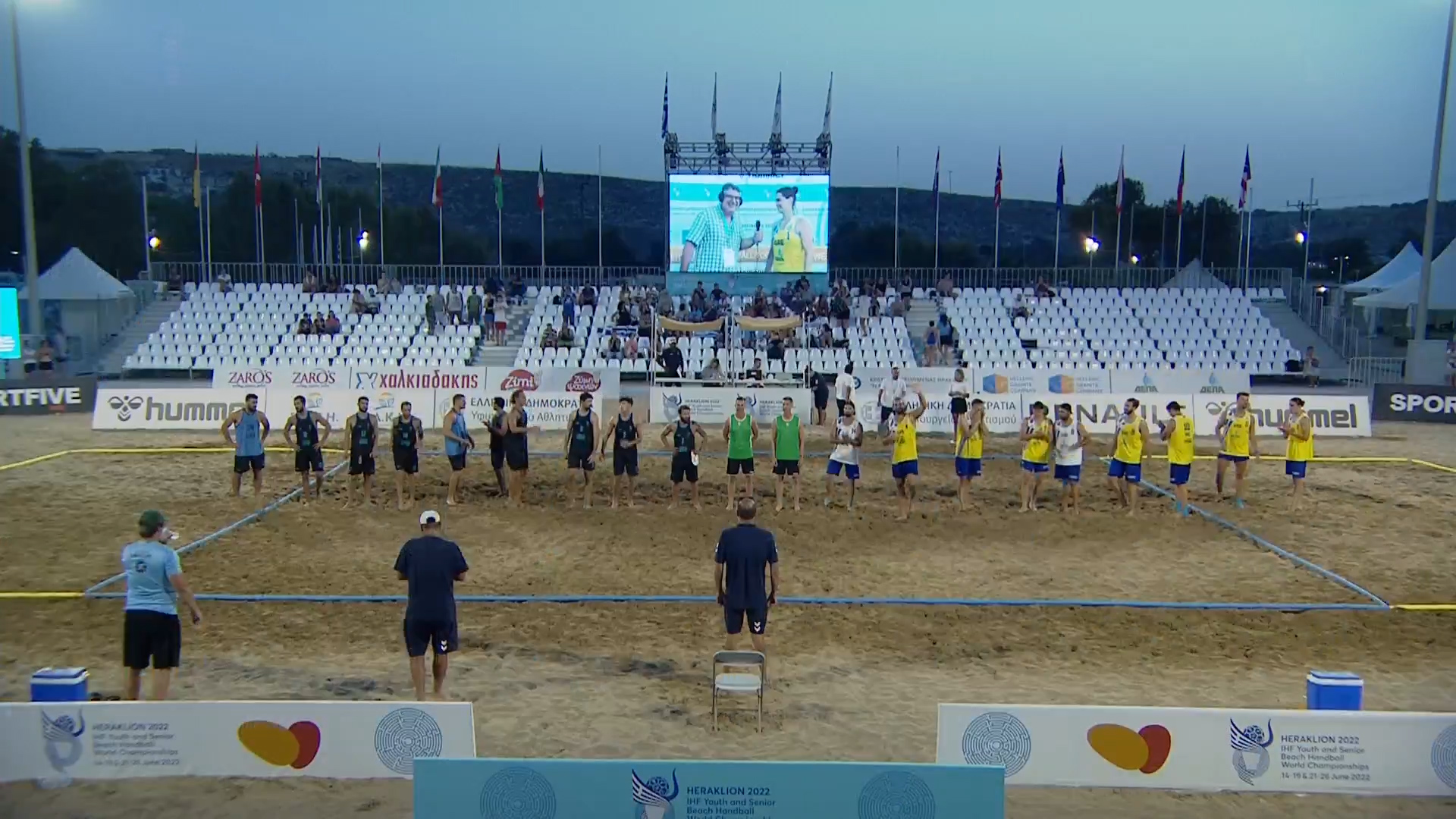 Παγκόσμιο  Πρωτάθλημα  Beach Handball | Ελλάδα – Ουρουγουάη – Β’ Φάση  Ομίλων – ‘Ανδρες