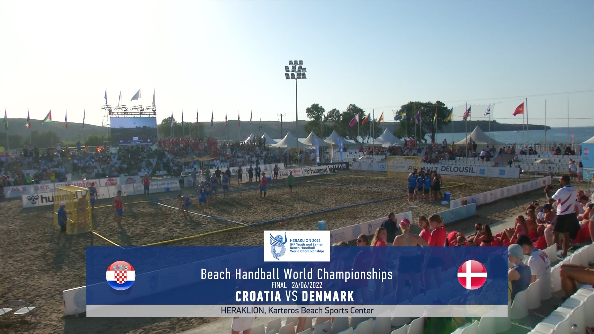 Παγκόσμιο  Πρωτάθλημα  Beach Handball | Κροατία – Δανία – Τελικός – Απονομή – Άνδρες