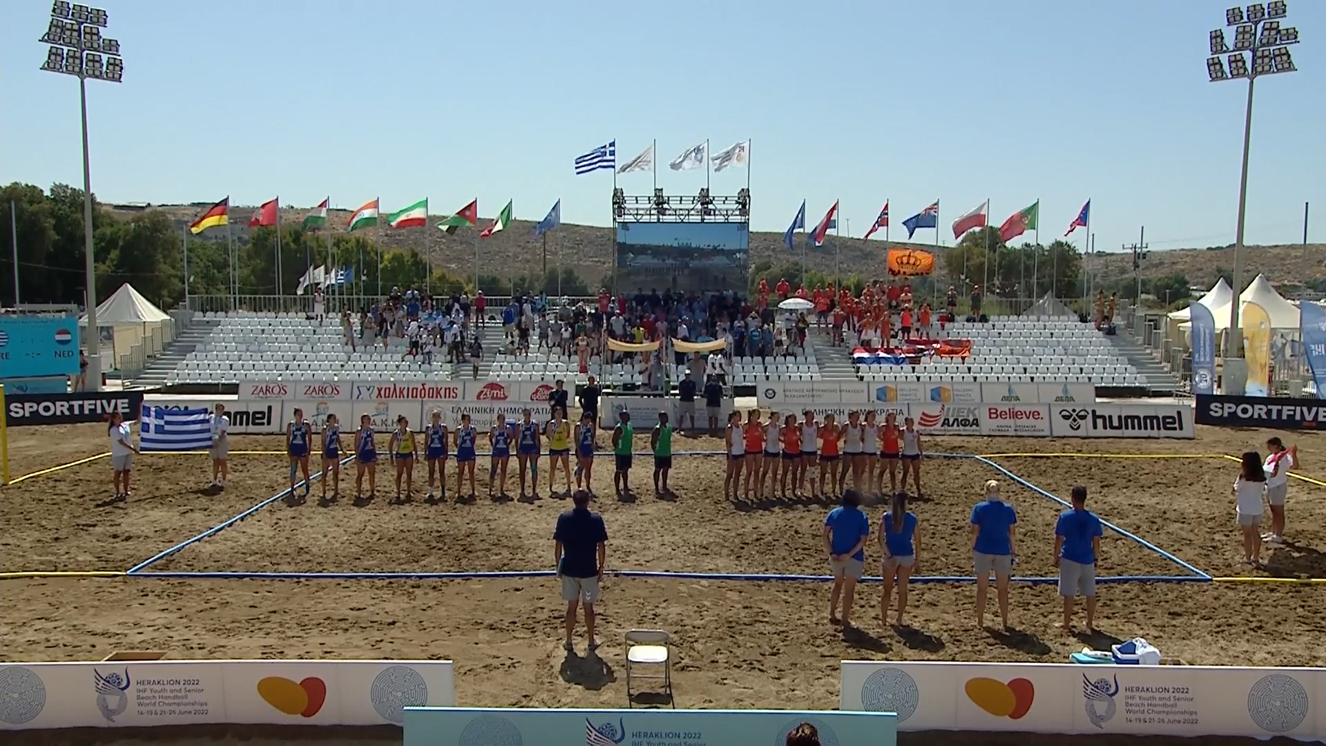 Παγκόσμιο  Πρωτάθλημα  Beach Handball | Ελλάδα – Ολλανδία – Μικρός Τελικός – Γυναίκες