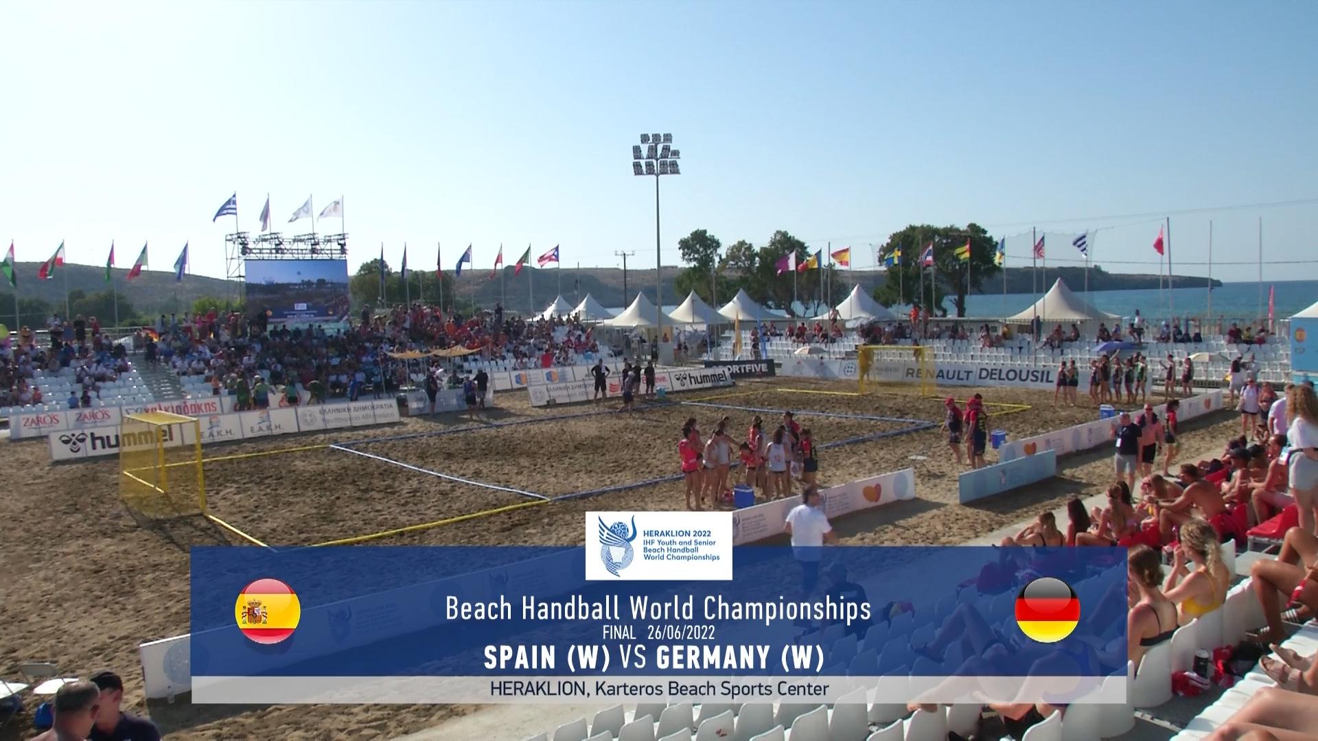 Παγκόσμιο  Πρωτάθλημα  Beach Handball | Ισπανία – Γερμανία – Τελικός – Γυναίκες