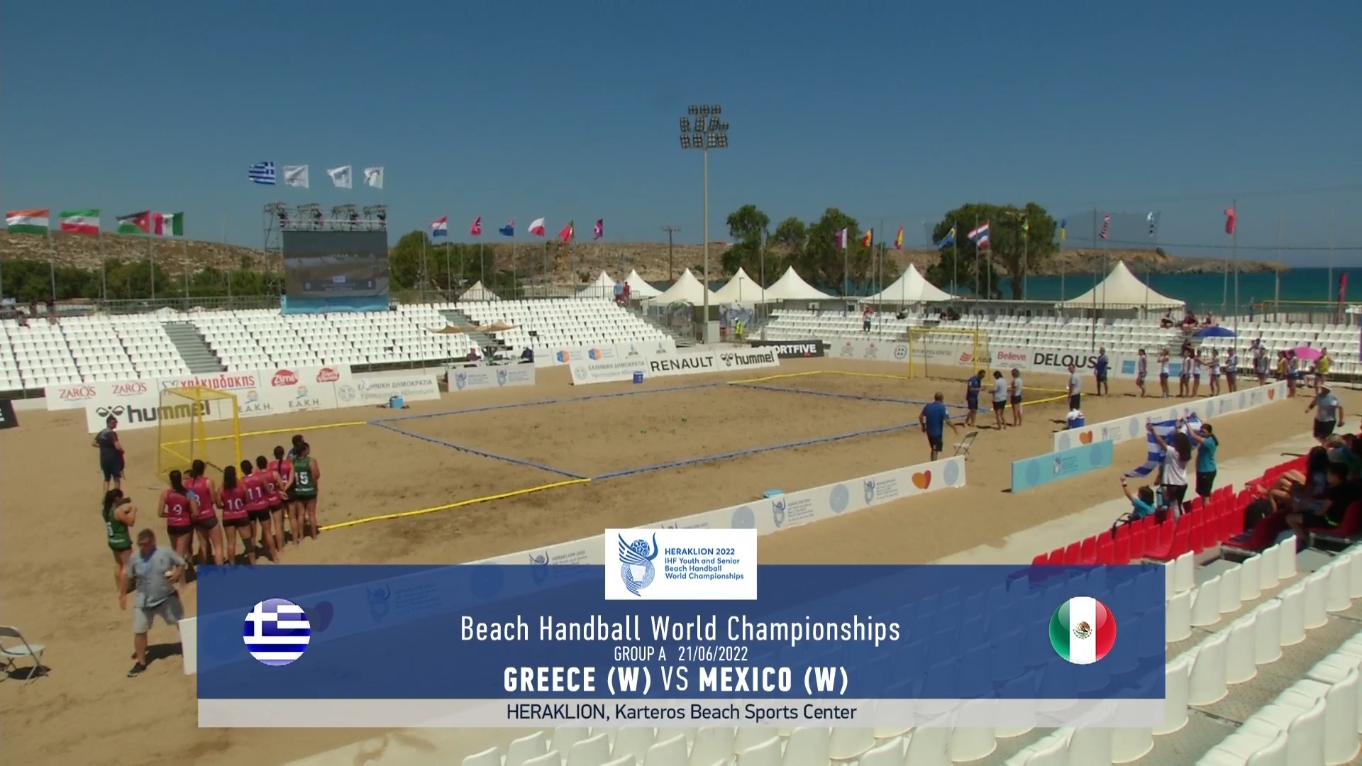 Παγκόσμιο  Πρωτάθλημα  Beach Handball | Ελλάδα – Πουέρτο Ρίκο – Α’ Φάση  Ομίλων – Γυναίκες