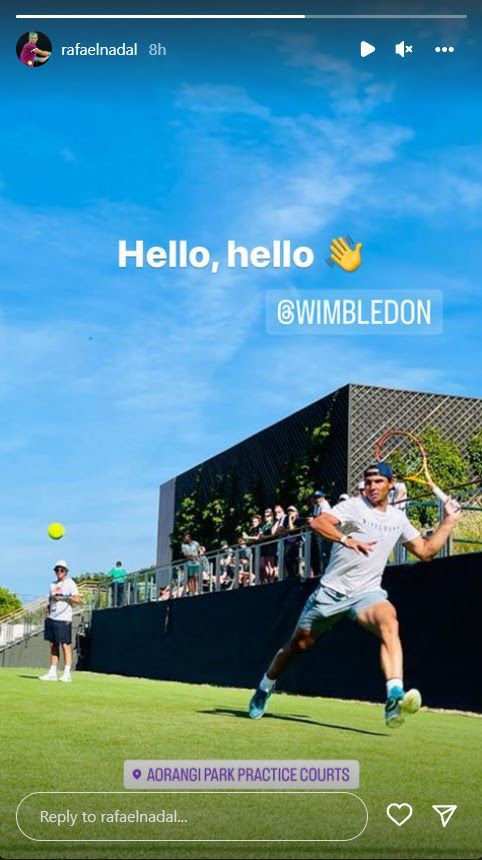 Στο Λονδίνο ο Ναδάλ, δοκιμάζεται για το Wimbledon