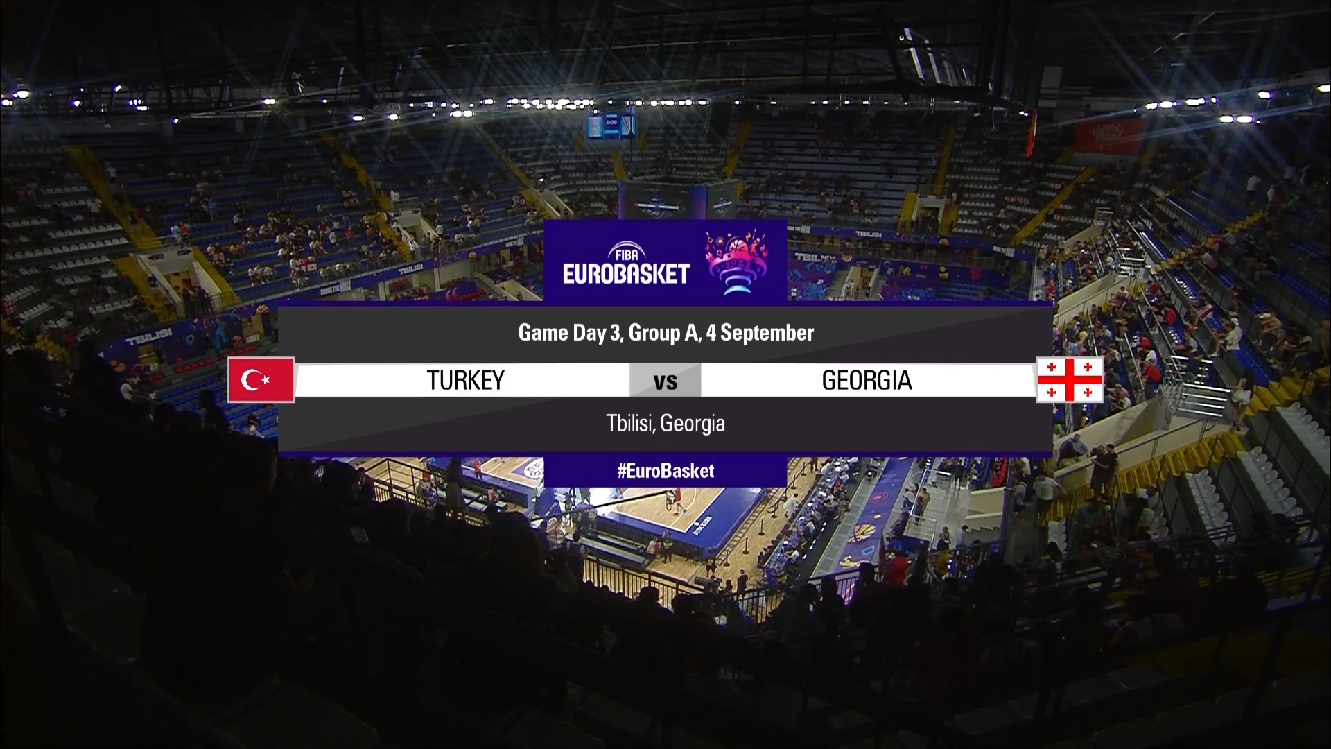 Ευρωμπάσκετ 2022 | Τουρκία – Γεωργία | Α’ όμιλος – 3η αγωνιστική