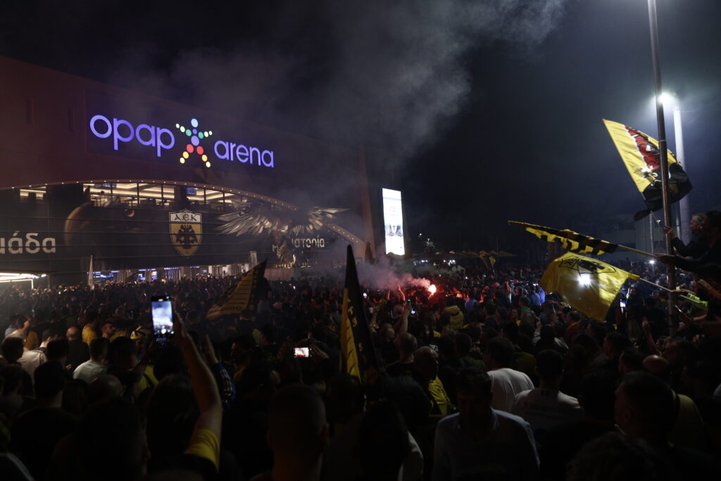 Χαμός στην “OPAP Arena” για το νταμπλ (ΦΩΤΟρεπορτάζ)