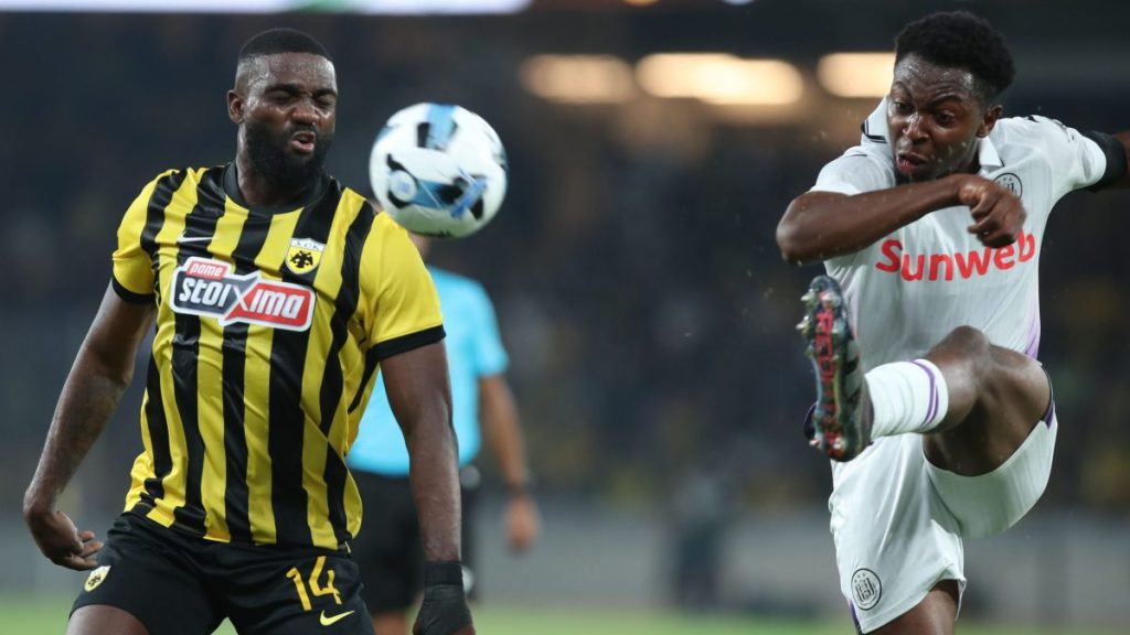 ΑΕΚ προηγείται με 2-0 απέναντι στην Άντερλεχτ.