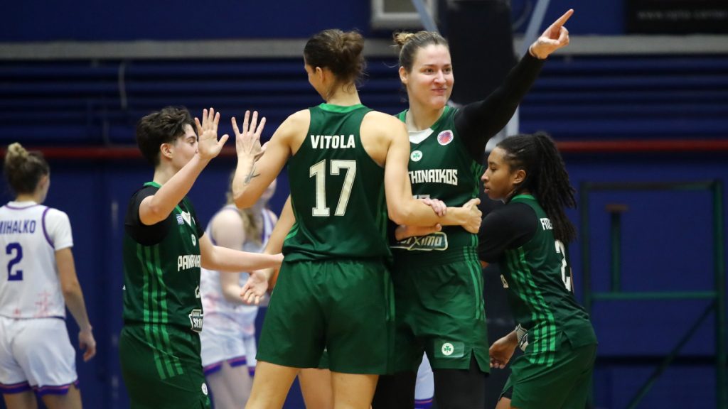 Νίκη – πρόκριση για τον Παναθηναϊκό με ασταμάτητες Χατζηλεοντή, Φιτζέραλντ