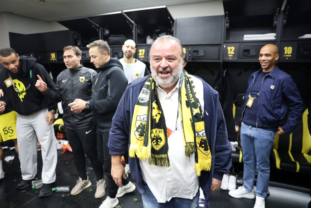 Το “κιτρινόμαυρο” πάρτι από τα αποδυτήρια της “OPAP Arena” (pics)