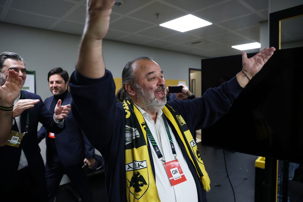 Το “κιτρινόμαυρο” πάρτι από τα αποδυτήρια της “OPAP Arena” (pics)