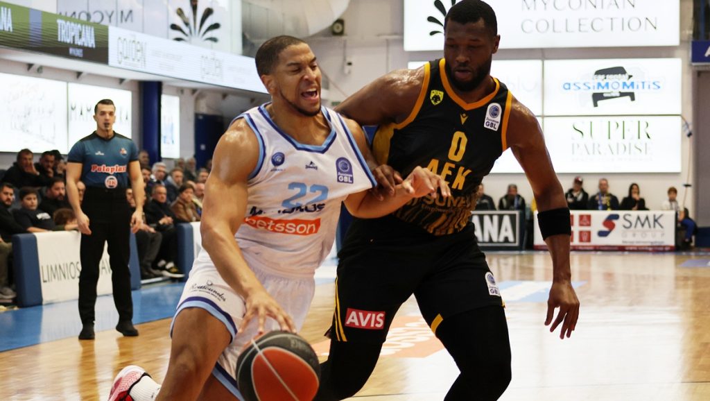 Η ΑΕΚ άντεξε στην αντεπίθεση της Μυκόνου και πήρε τη νίκη (hls)