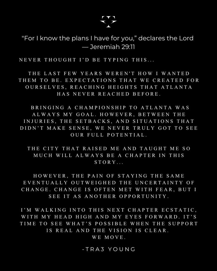 To αντίο του Τρέι Γιάνγκ στους Χοκς (pic)