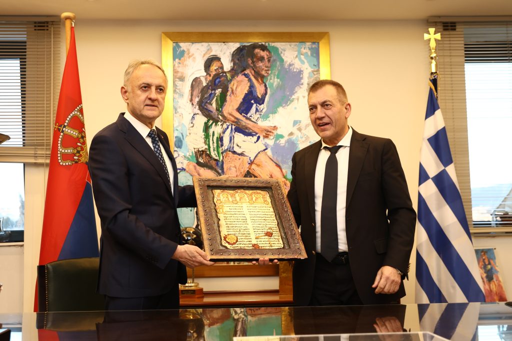 Γιάννης Βρούτσης και Ζόραν Γκάιτς υπέγραψαν Μνημόνιο Συνεργασίας Ελλάδας – Σερβίας στον Αθλητισμό