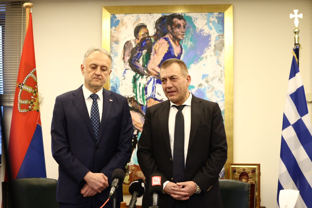 Γιάννης Βρούτσης και Ζόραν Γκάιτς υπέγραψαν Μνημόνιο Συνεργασίας Ελλάδας – Σερβίας στον Αθλητισμό