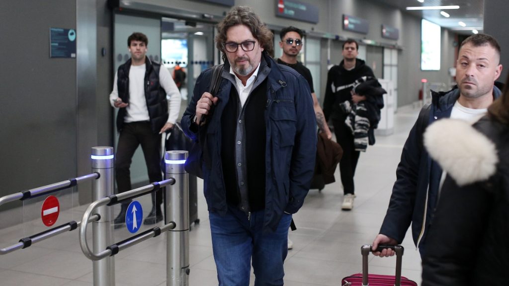 Έφτασε στην Θεσσαλονίκη ο Αντρέα Τρινκιέρι (pics)