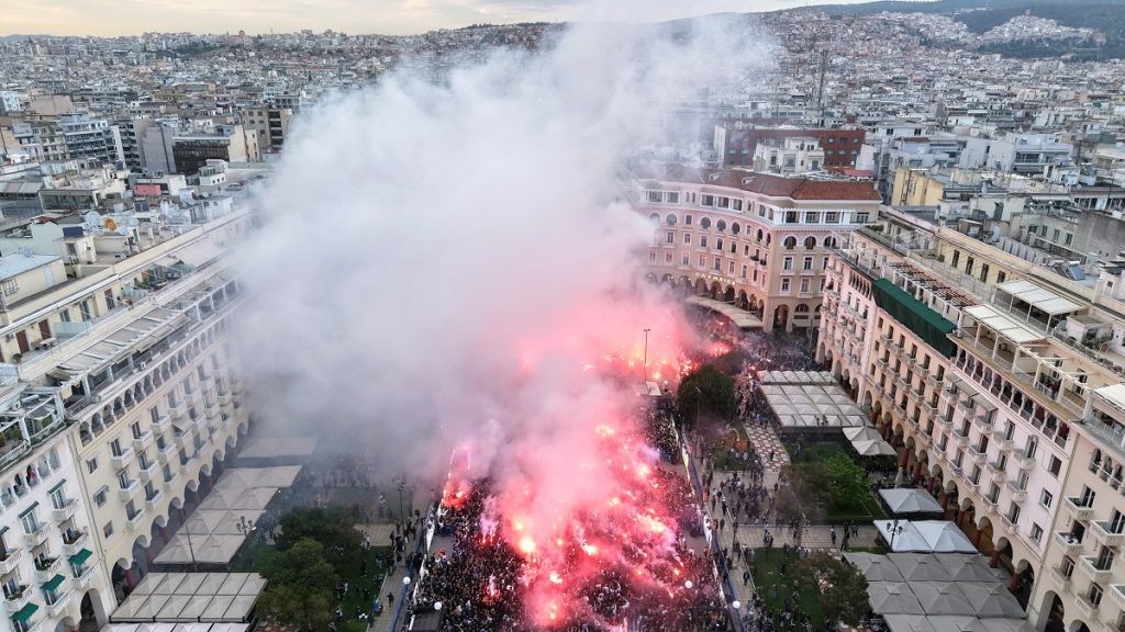 Το εντυπωσιακό Pyro Show για τα 100 χρόνια του ΠΑΟΚ (pictures)