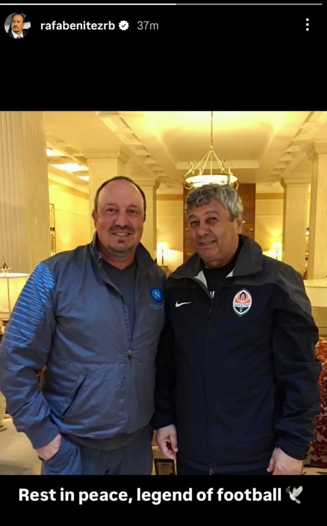 Το συλλυπητήριο μήνυμα του Ράφα Μπενίτεθ για τον Μιρτσέα Λουτσέσκου