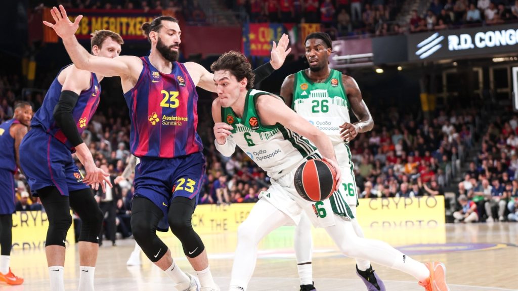 Ο Παναθηναϊκός έκανε διπλό εξάδας στη Βαρκελώνη