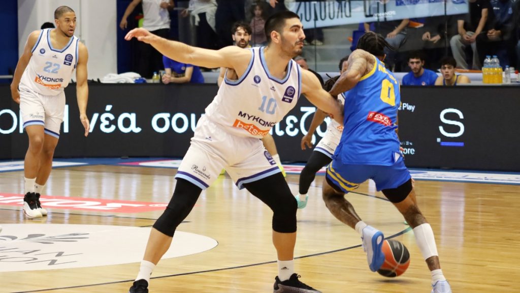 Η Μύκονος νίκησε το Περιστέρι με σπουδαίο Άπλμπι και καθοριστικό Μάντζαρη (highlights)