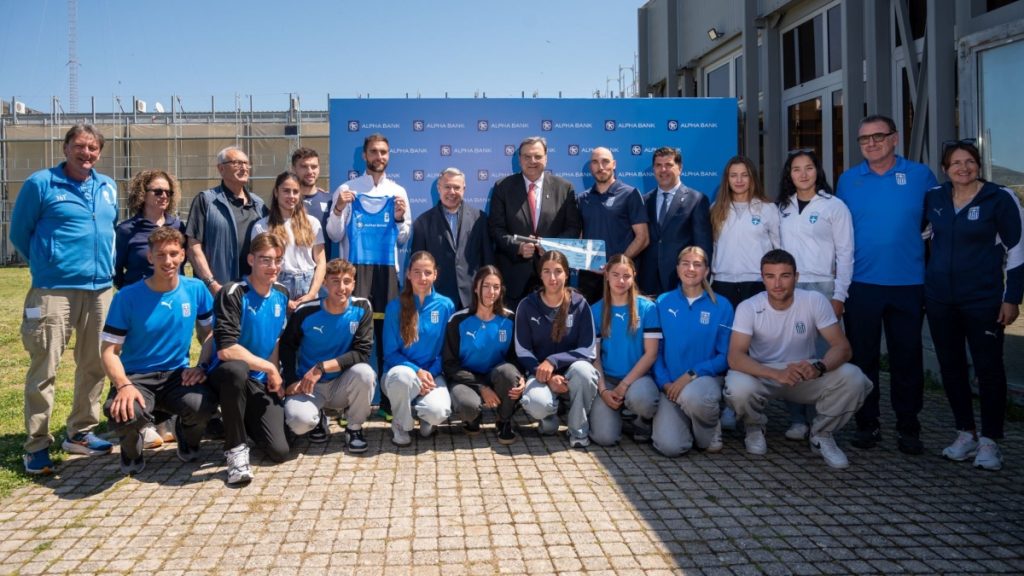 Αυτοψία στα έργα στο Ολυμπιακό Κωπηλατοδρόμιο του Σχοινιά από την Alpha Bank και την ΕΟΕ