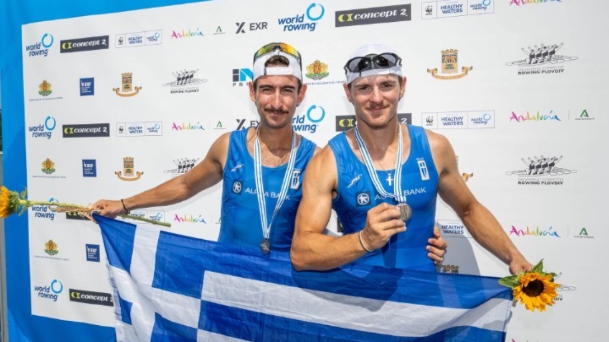 Ασημένιο μετάλλιο για τους Χιώτη-Αλεξίου στη δίκωπο στο Παγκόσμιο Εφήβων-Νεανίδων Ασημένιο μετάλλιο για τους Χιώτη-Αλεξίου στη δίκωπο στο Παγκόσμιο Εφήβων-Νεανίδων